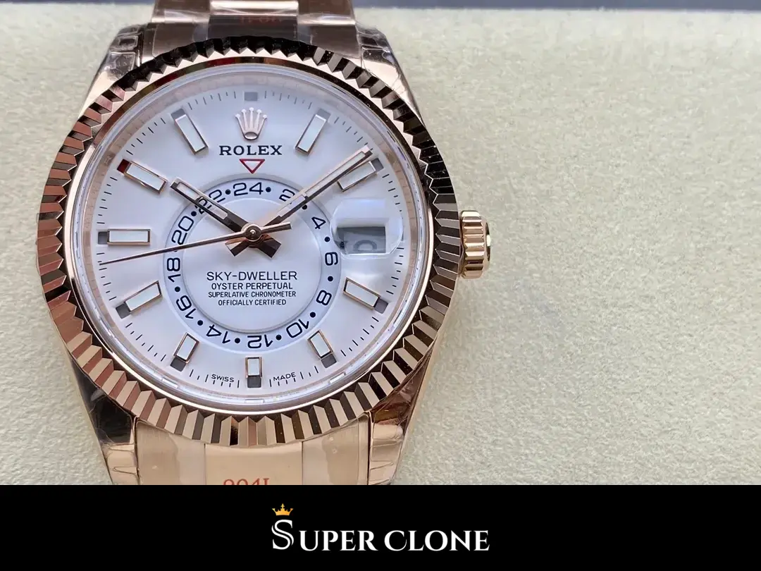 Rolex Sky-Dweller 336935 super clone 42mm — wrist shot