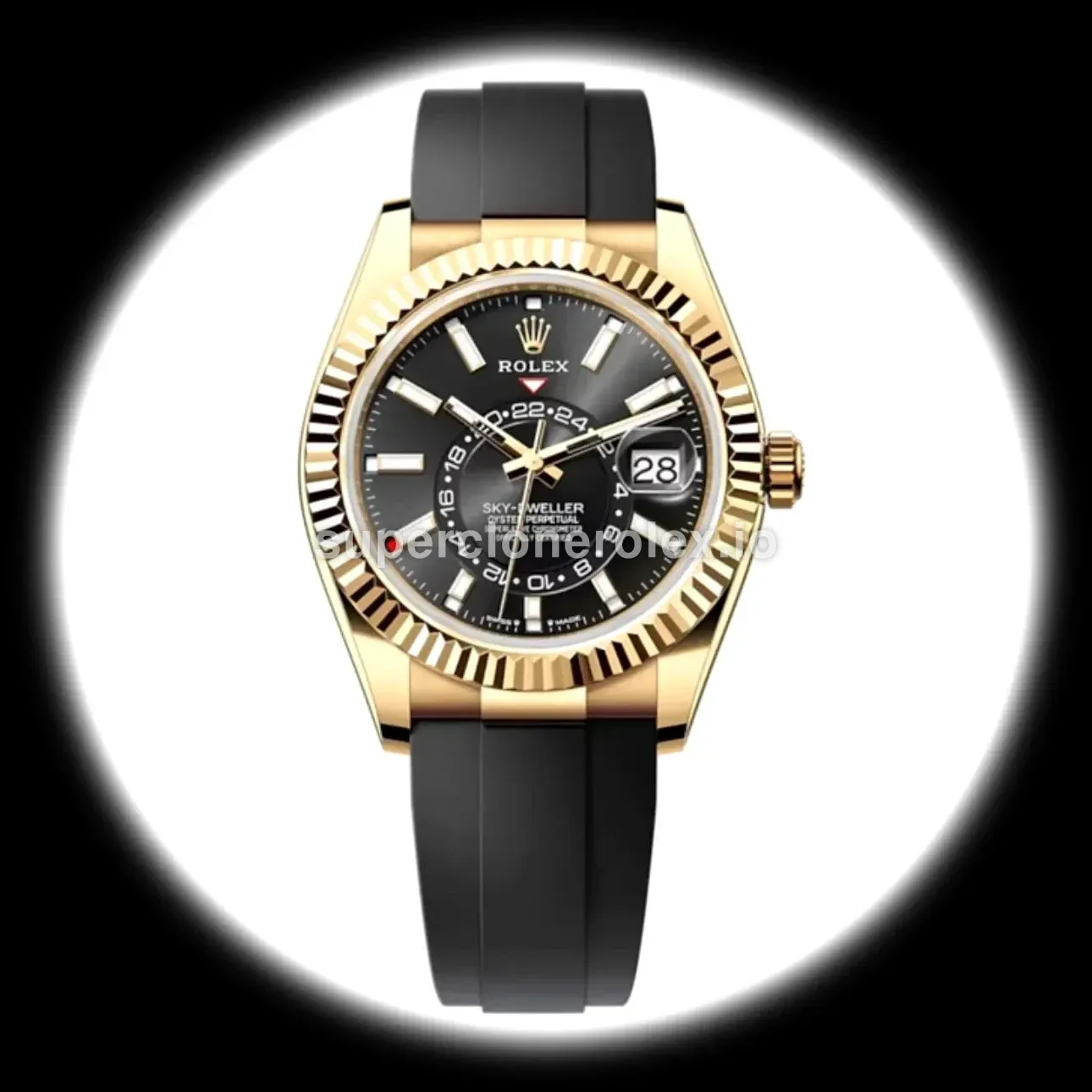 Rolex Sky-Dweller 336238 Bright Black 42mm replica watch