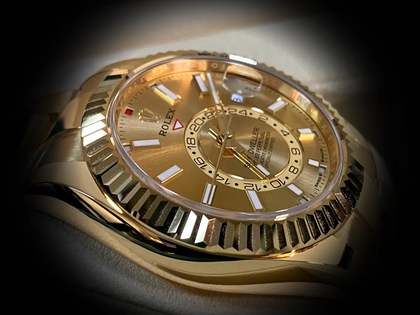 Sky-Dweller 336938 1:1 super clone 42mm — wrist shot