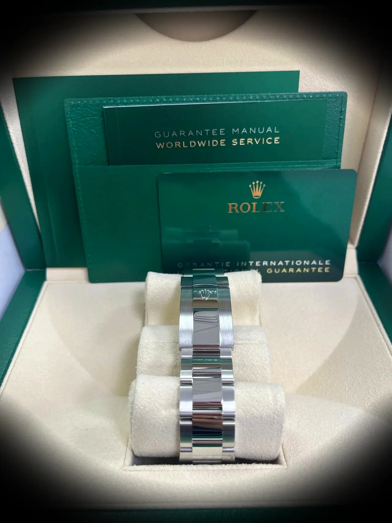 Rolex Sky-Dweller 336934 superclone intense white dial — caseback detail