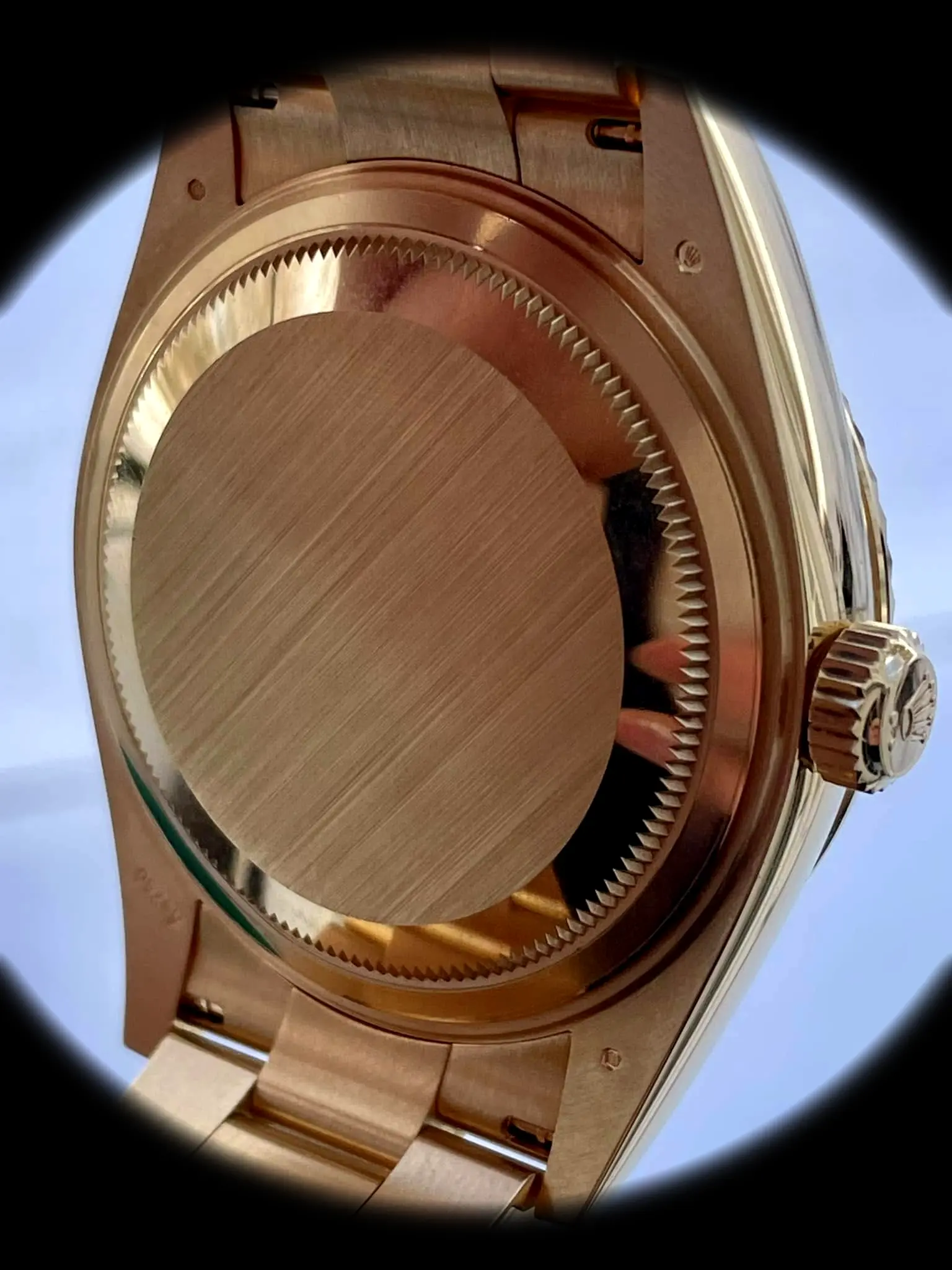 Rolex Sky-Dweller 336938 Swiss replica 42mm — crown and case detail