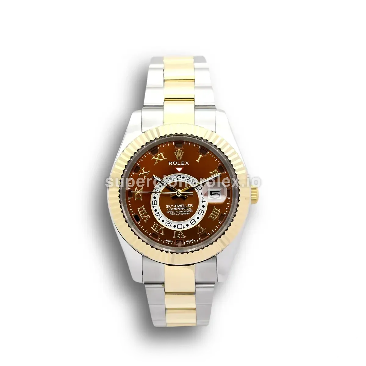 Rolex Sky-Dweller 326938 Brown Dial 42mm replica watch