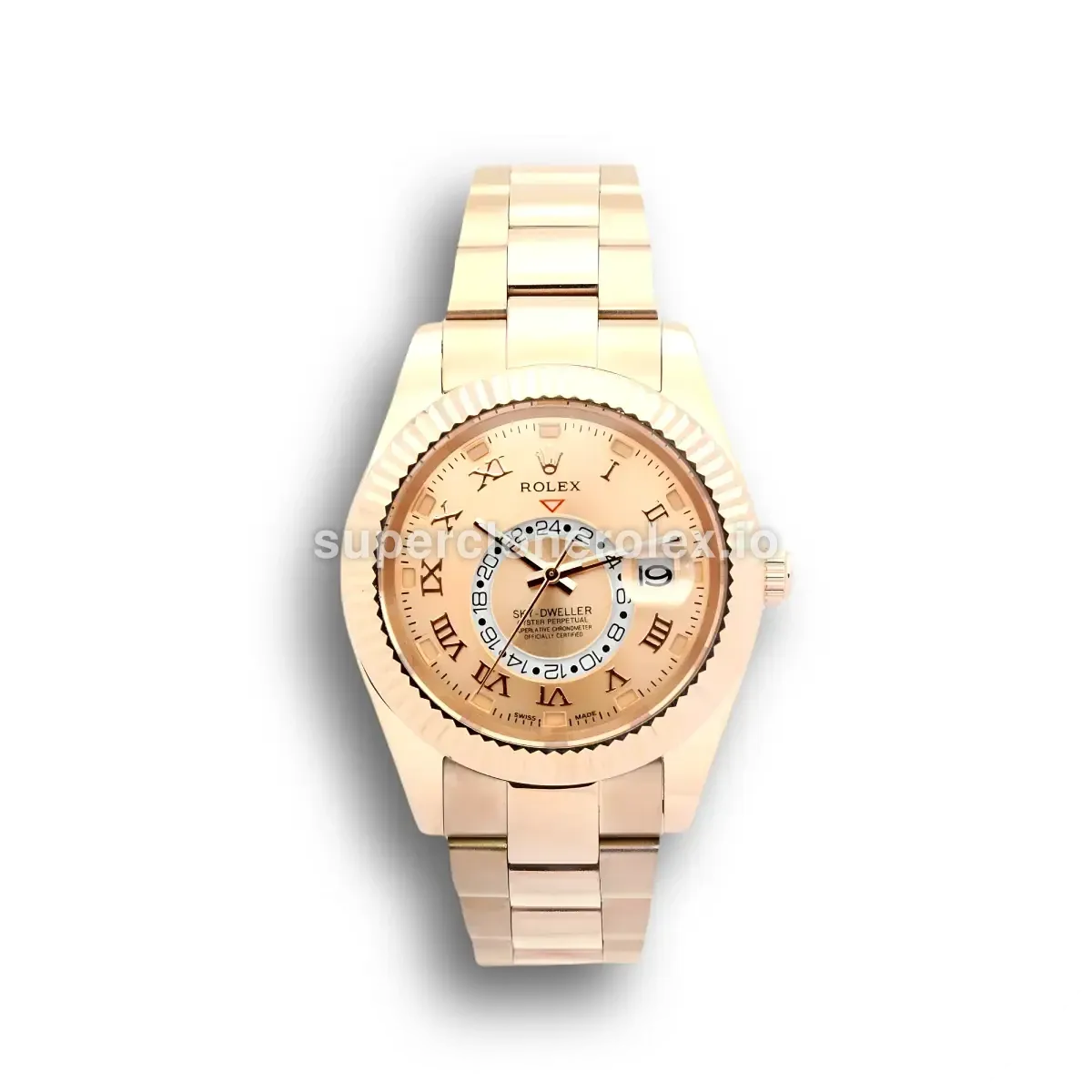 Rolex Sky-Dweller 326938 Champagne Dial 42mm replica watch