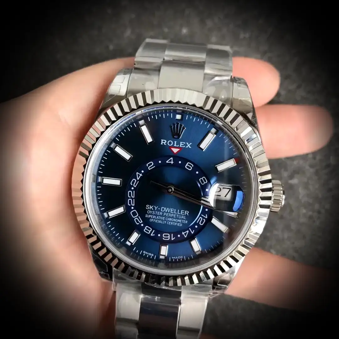 Sky-Dweller 326238 super clone 42mm — dial close-up