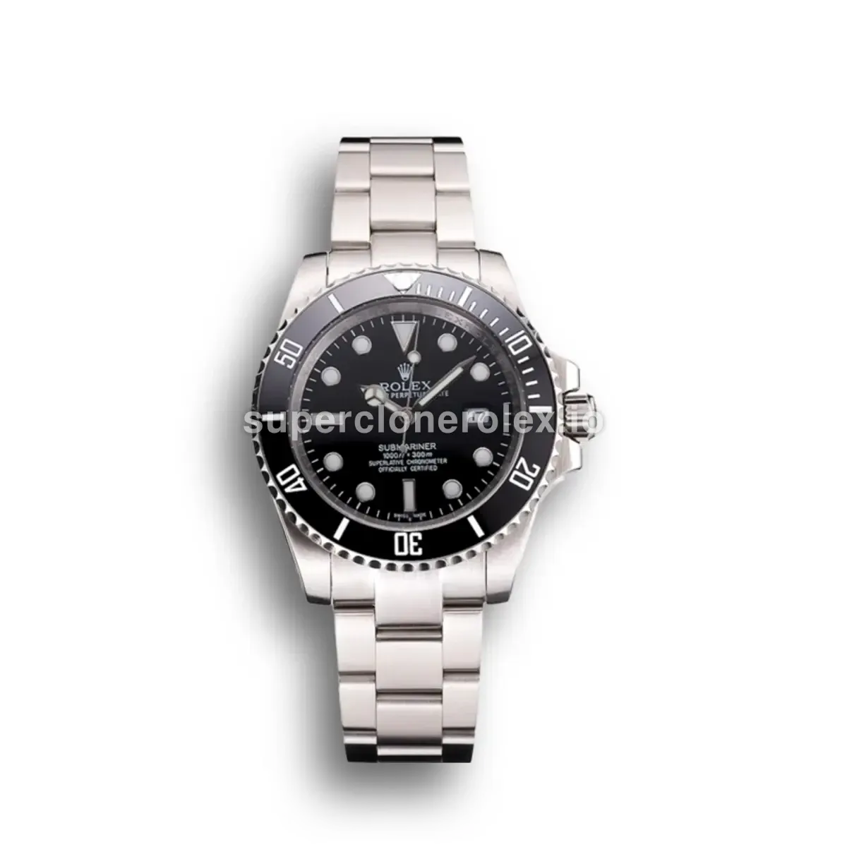 Submariner 116610LN super clone black dial — front view