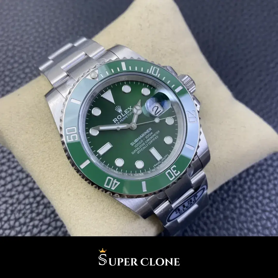 Three quarter frame of the Hulk, glossy face beside a Cerachrom ring