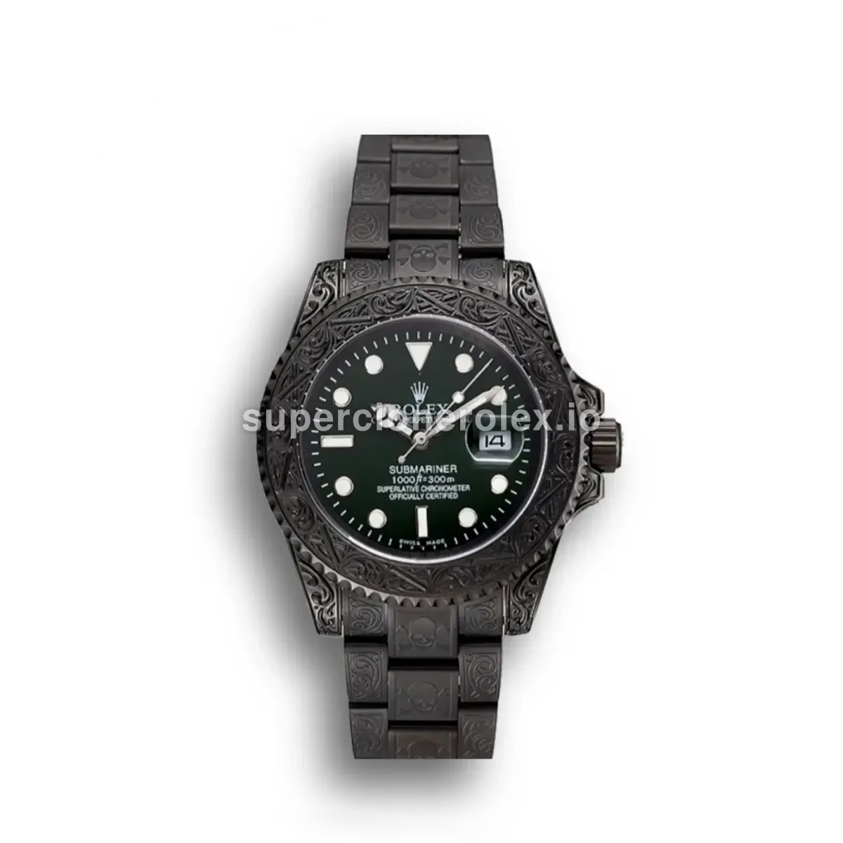 Rolex Submariner 41mm Green Dial Sporty Character replica watch