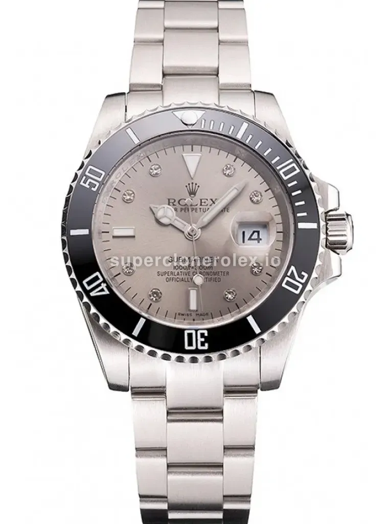 Rolex Submariner 16233S super clone silver dial, front view