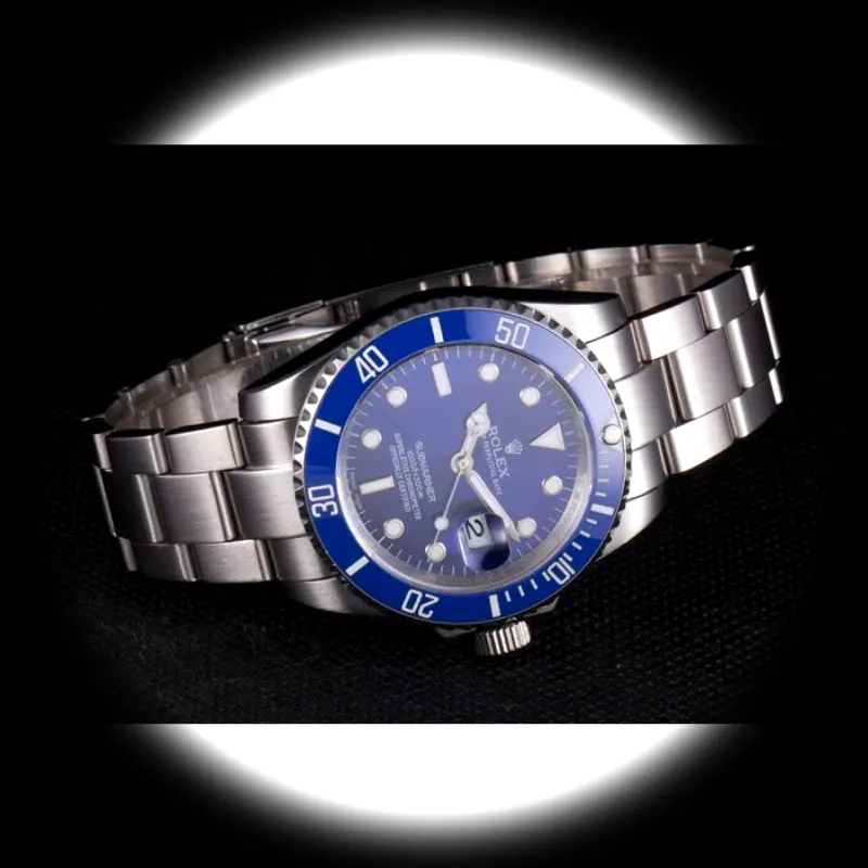 Submariner SRL50 super clone blue dial — caseback detail