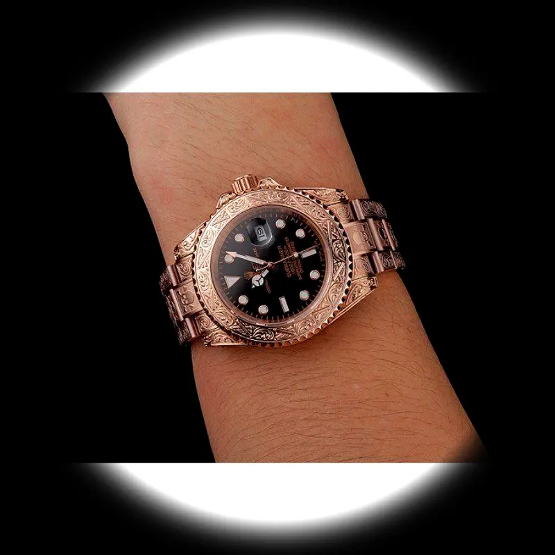 Submariner 1454086 1:1 super clone black dial — angled view