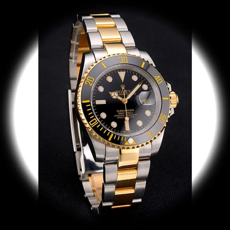 Rolex Submariner PR16233BG Swiss replica — side profile