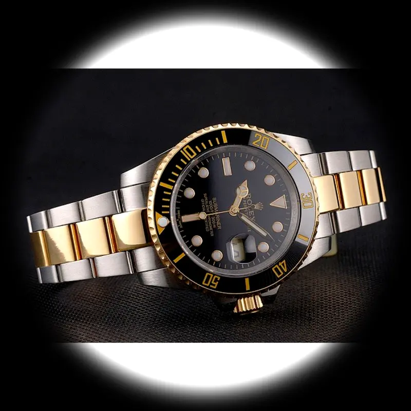 Submariner PR16233BG super clone black dial — caseback detail