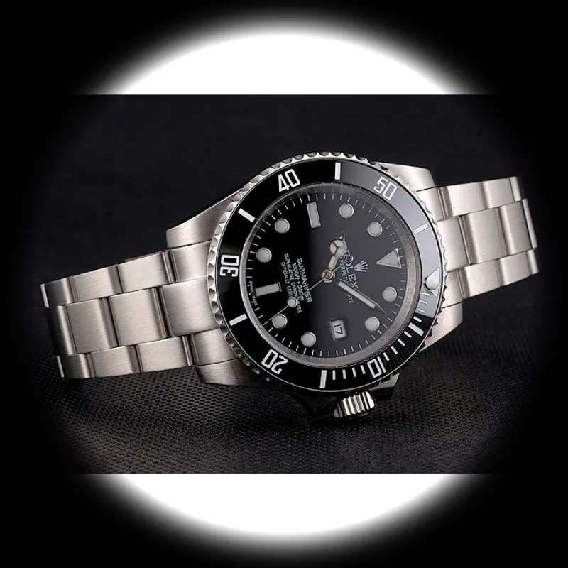 Rolex Submariner PR16233P superclone black dial — caseback detail