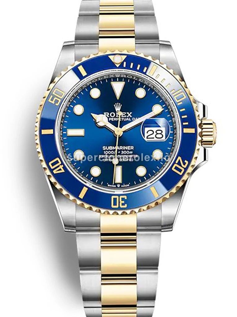 Submariner 126613LB Bluesy super clone blue dial, front view