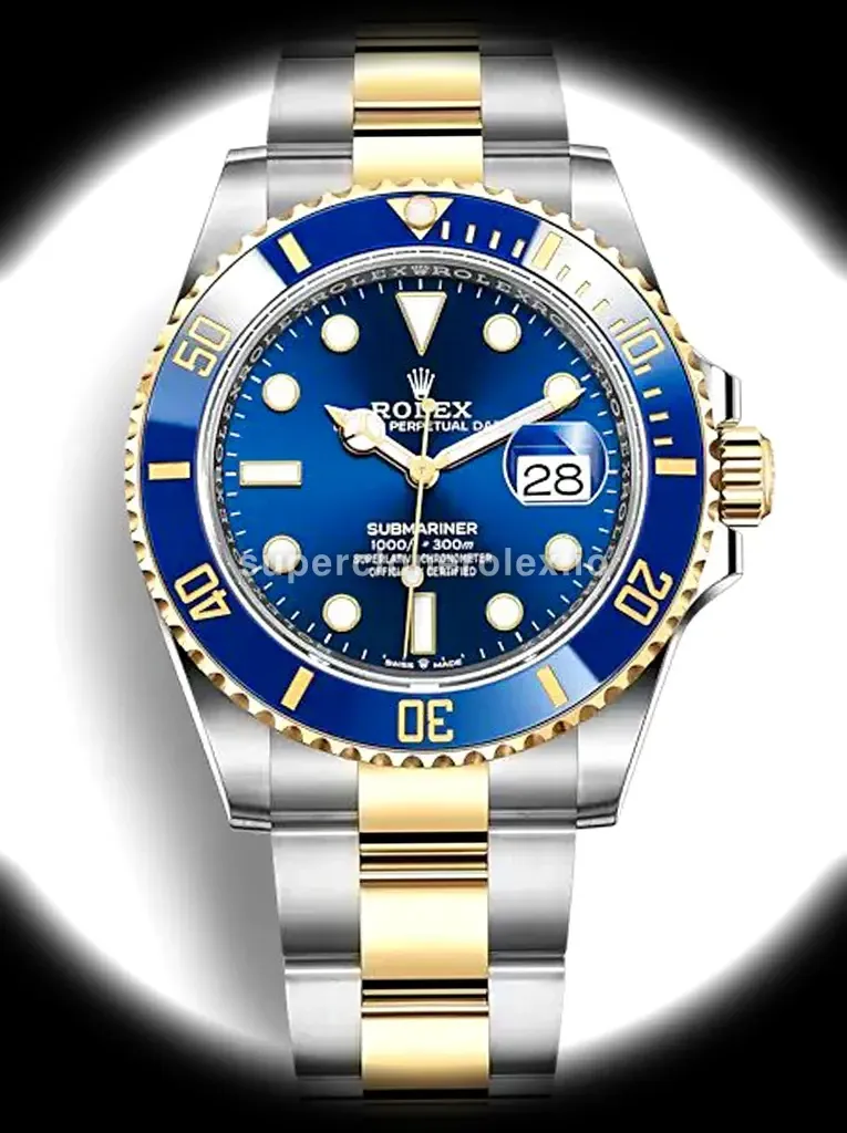 Submariner 126613LB Bluesy superclone blue dial — front view