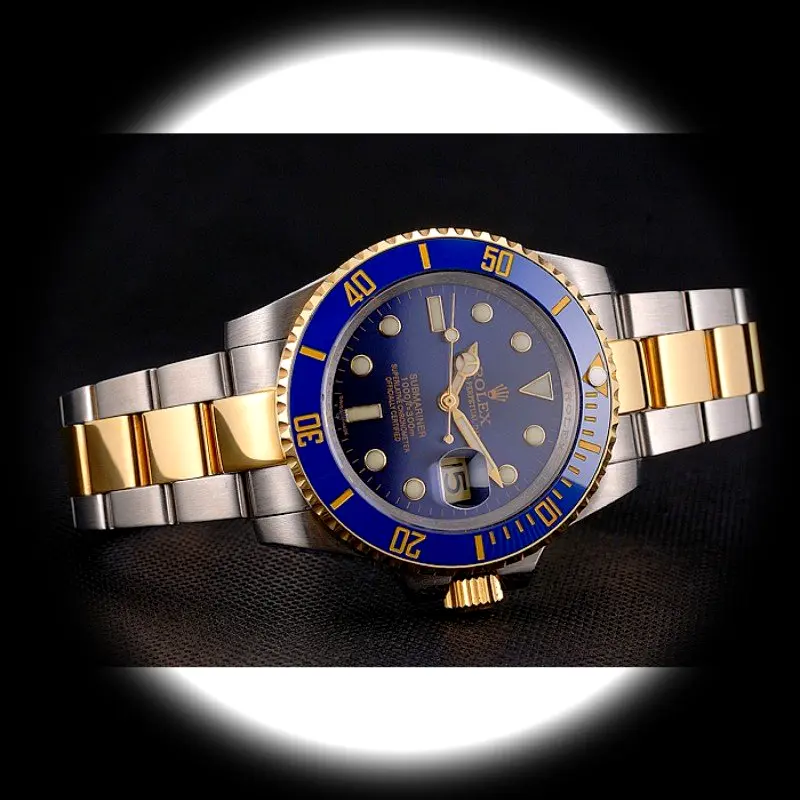 Rolex Submariner PR16233B super clone blue dial — caseback detail