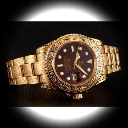 Rolex Submariner 1454070 super clone brown dial — caseback detail