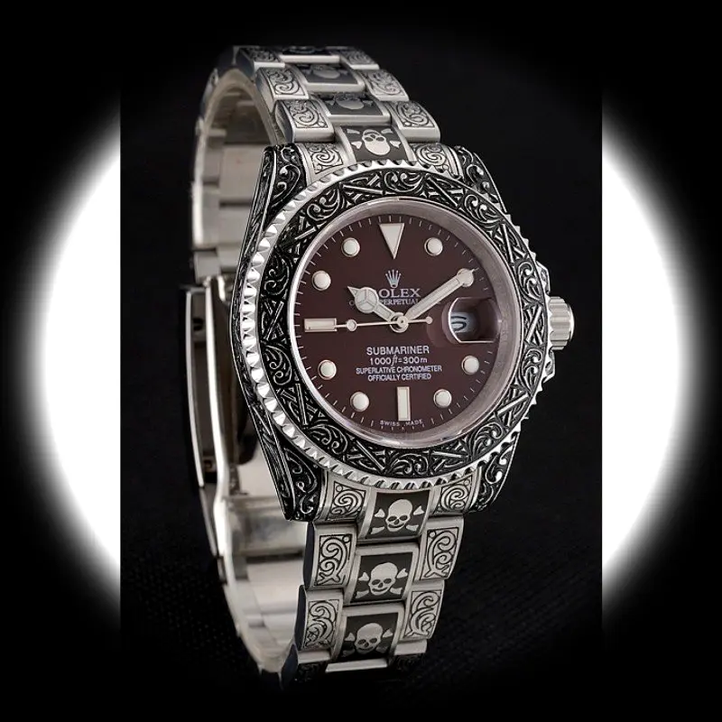 Submariner 1454078 Swiss clone — side profile