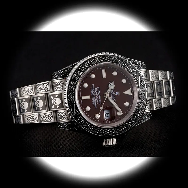Rolex Submariner 1454078 1:1 super clone brown dial — caseback detail
