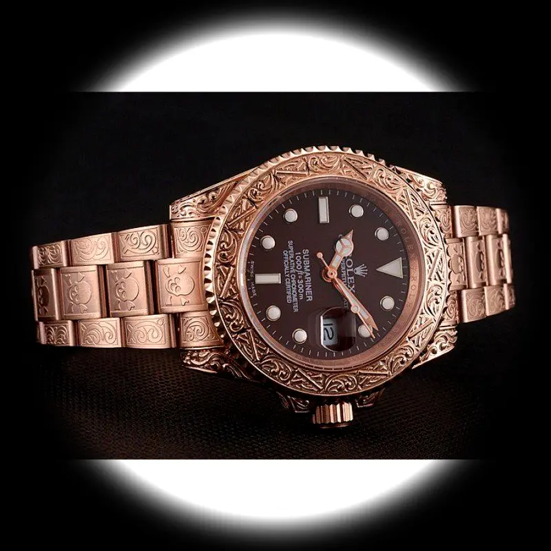 Rolex Submariner 1454087 1:1 super clone brown dial — caseback detail