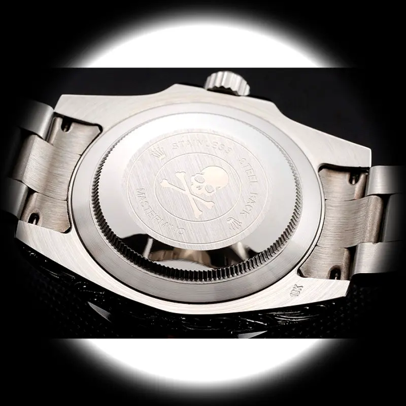 Submariner 1454092 Swiss clone brown dial — bezel macro