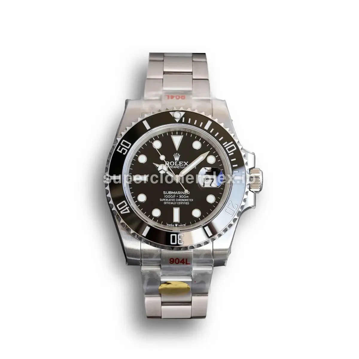 Rolex Submariner 126610LN super clone black dial, front view