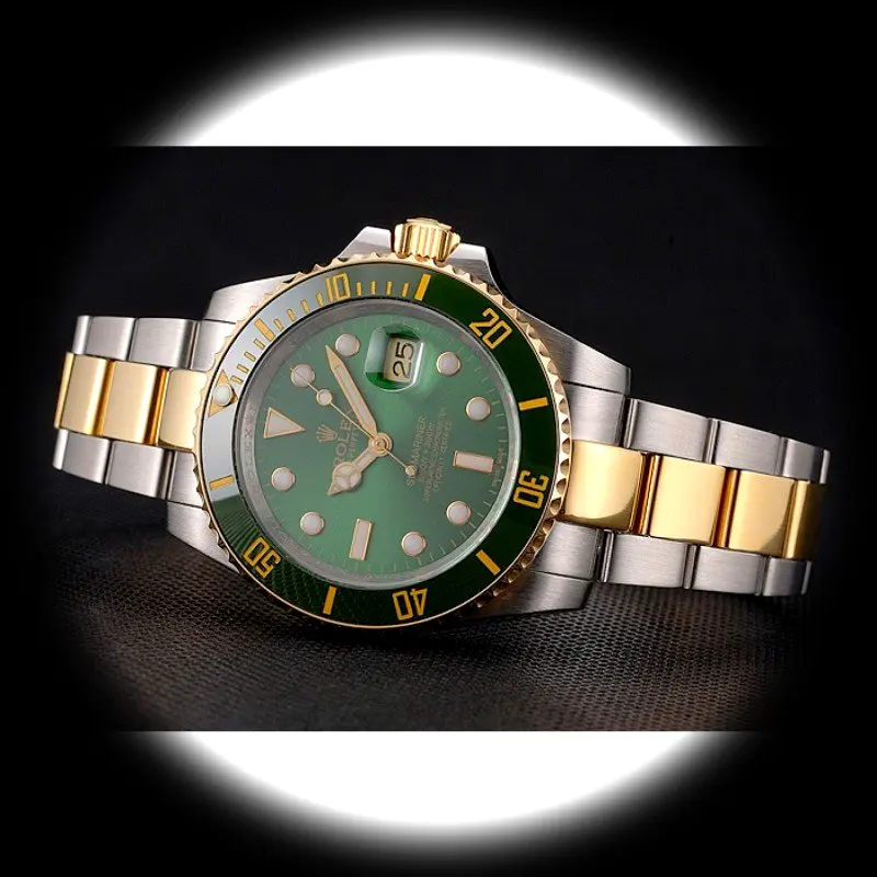 Submariner PR16233GRG super clone 41mm — wrist shot