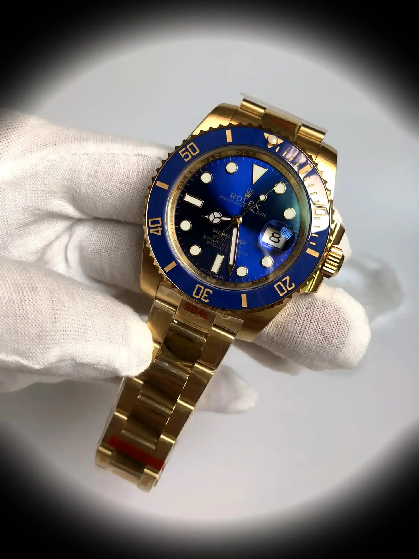 Submariner 116610LN 1:1 super clone blue dial — caseback detail