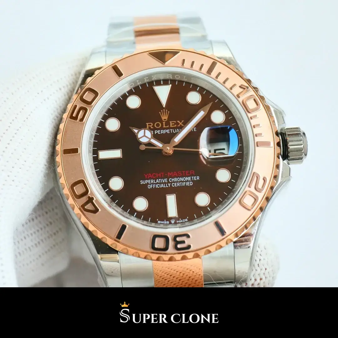 Rolex Yacht-Master 116621, stainless steel & everose gold plated case, bidirectional rotating bezel