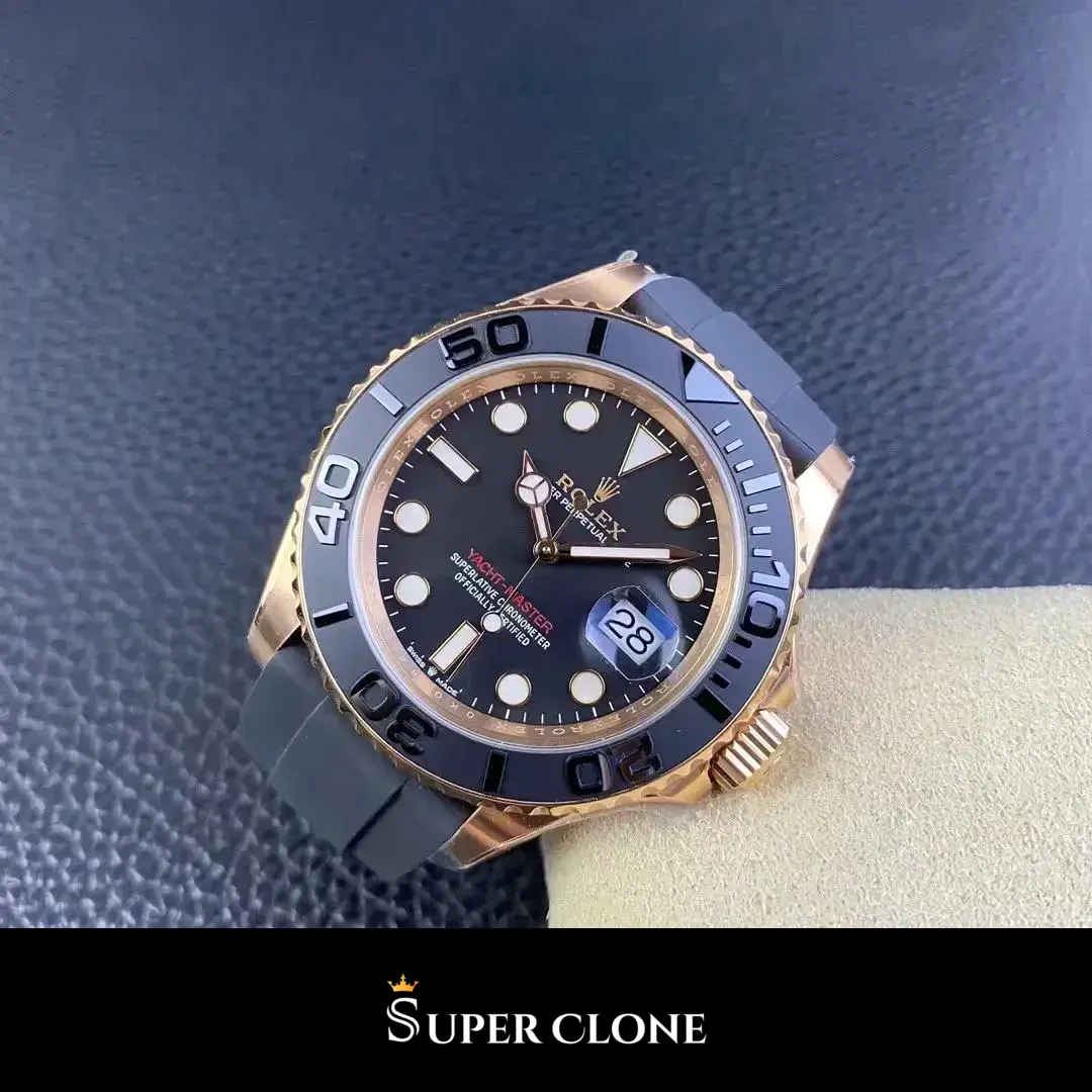 Rolex Yacht-Master 126655, sapphire crystal, black dial