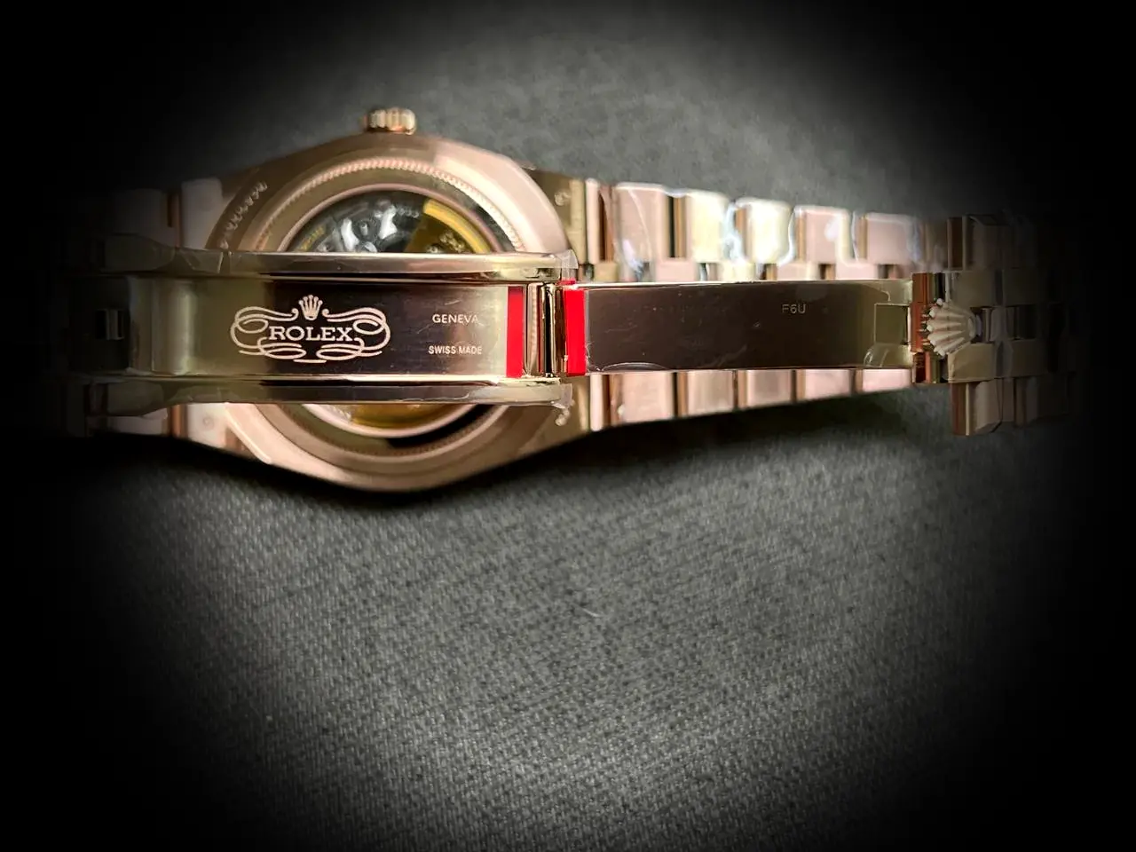 Rolex Land-Dweller 127335 superclone 40mm — crown and case detail