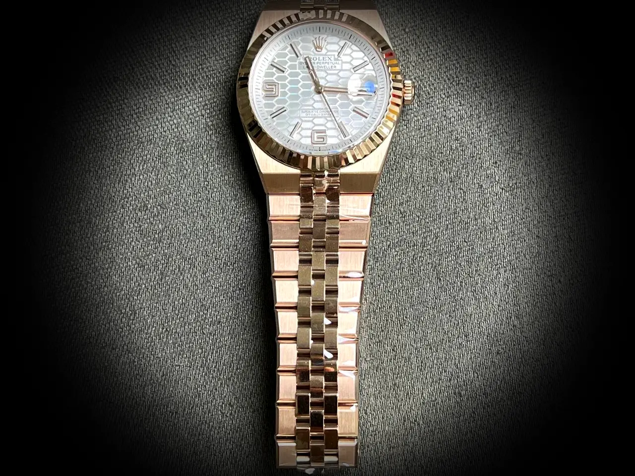 Rolex Land-Dweller 127335 super clone — dial close-up