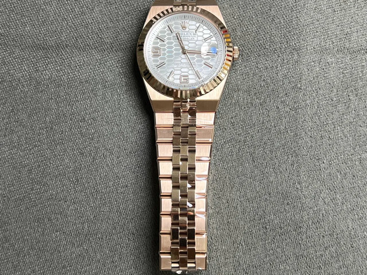 Rolex Land-Dweller 127335 replica — dial close-up