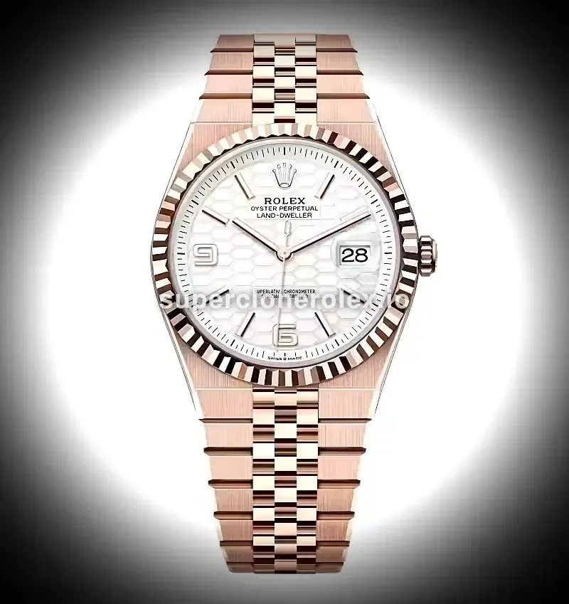 Land-Dweller 40mm Everose Gold replica watch