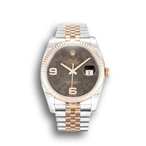 Rolex Datejust Ref.116231 36mm Chocolate Floral Dial