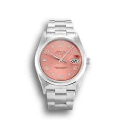 Rolex Oyster Perpetual Date 34mm Dial Salmon Ref.15200