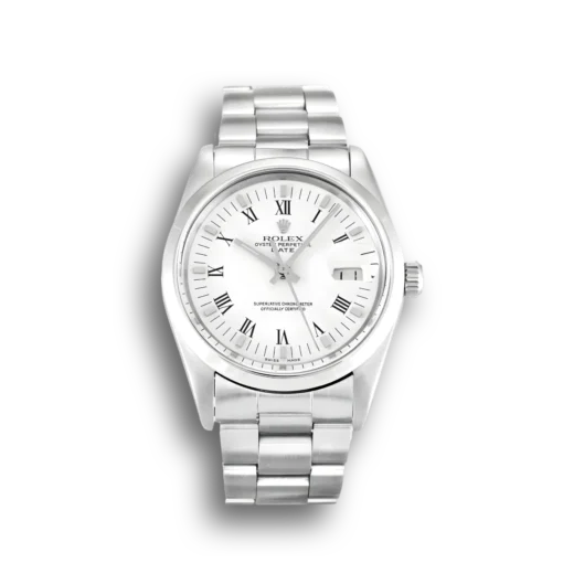 Rolex Oyster Perpetual-Date 34 мм циферблат белый Ref.15000