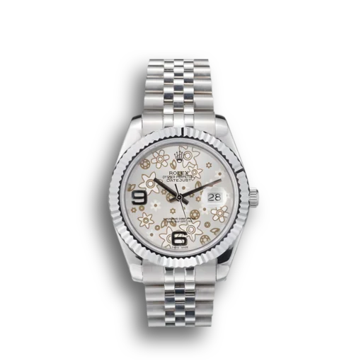 Rolex Datejust Ref.41983 41mm Silver Floral Dial