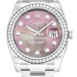 Rolex Datejust Ref.116244 36mm Black Mother of Pearl Dia