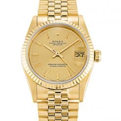 Rolex Datejust Ref.68278 Mid-Size 31mm Champagne Dial