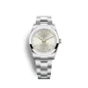 Rolex Oyster Perpetual Lady 34mm Dial Silver Ref.124200