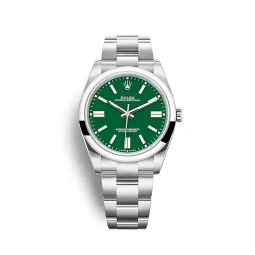 Rolex Oyster Perpetual Lady 41mm Mostrador Verde Ref.124300