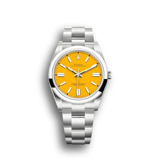 Rolex Oyster Perpetual Lady 41mm Dial Yellow Ref.124300