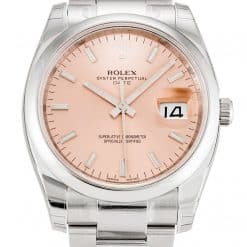 Rolex Oyster Perpetual Date 34mm Dial Salmon Ref.115200