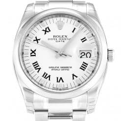Rolex Oyster Perpetual Date 34mm Dial White Ref.115200