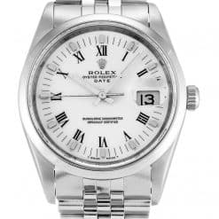 Rolex Oyster Perpetual Date 34mm Dial White Ref.15200