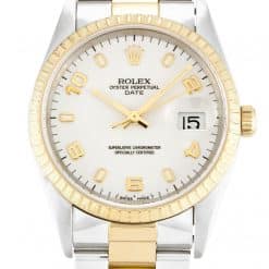 Rolex Oyster Perpetual Date 34mm Dial White Ref.15223