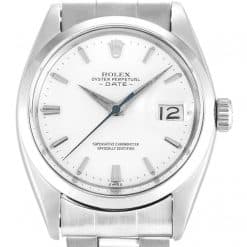 Rolex Oyster Perpetual Date 36mm Dial Silver Ref.1500