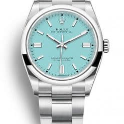 Rolex Oyster Perpetual Lady 36mm Dial Turquoise Blue Ref.126000