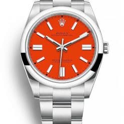 Rolex Oyster Perpetual Lady 41mm Dial Coral Red Ref.124300